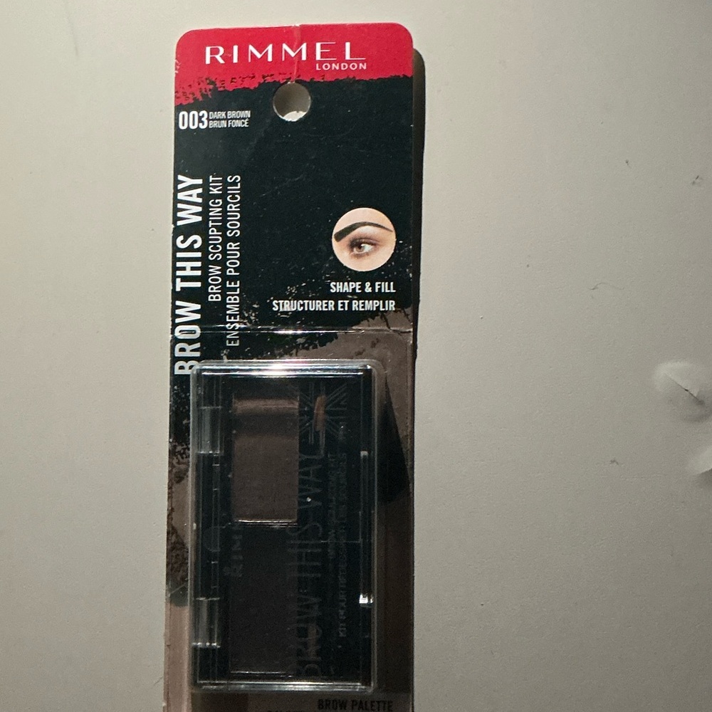 Rimmel London Brow This Way Sculpting Kit - Dark Brown
